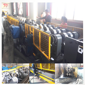 Automatic purlin cz steel roll forming machine